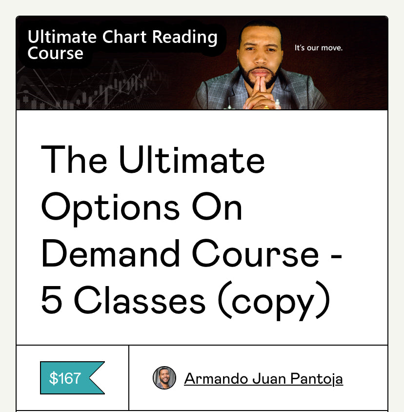 The Ultimate Options On Demand Course - 5 Classes (copy)